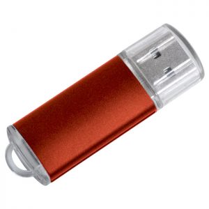 USB flash-карта Assorti (8Гб) красная с нанесением логотипа