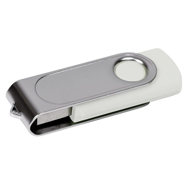 USB flash-карта Dropex (8Гб) серебристая с нанесением логотипа