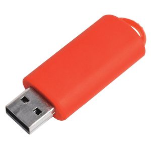 USB flash-карта Fix (8Гб) красная с нанесением логотипа