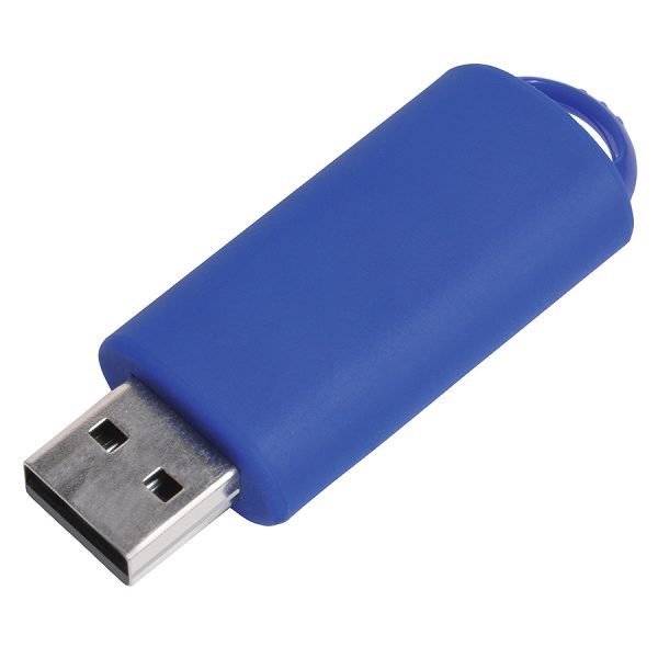 USB flash-карта Fix (8Гб) синяя с нанесением логотипа развертка 1