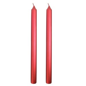 Свечи подарочные ВЕЧЕР красные с нанесением логотипа