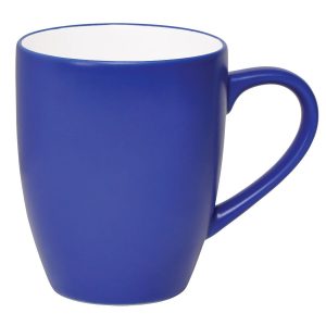 Кружка Milar синяя с нанесением логотипа