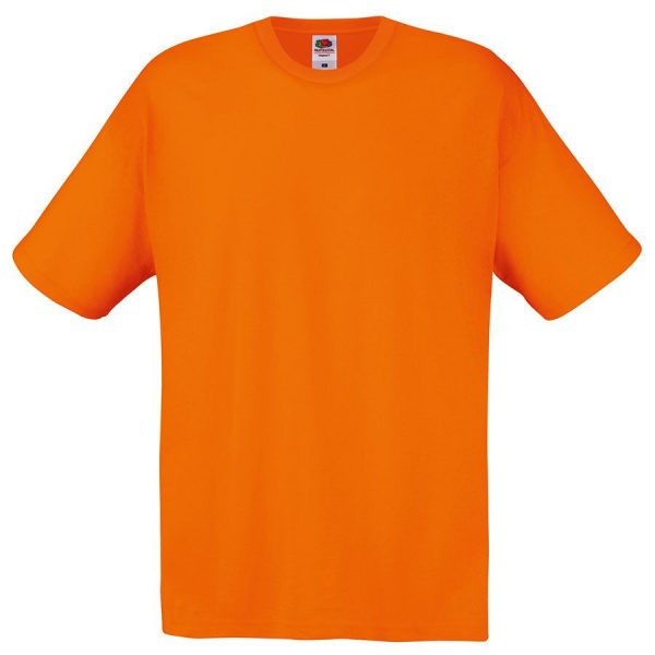 Футболка мужская Original Full-Cut T оранжевая с нанесением логотипа