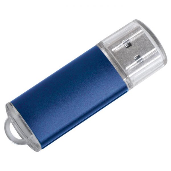 USB flash-карта Assorti (8Гб) синяя с нанесением логотипа