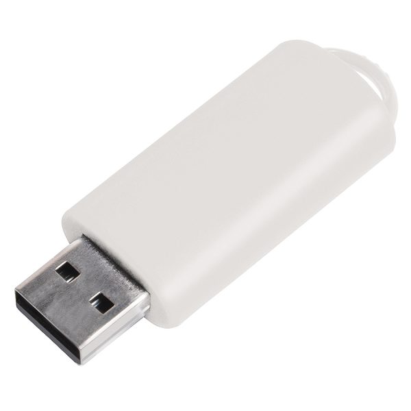 USB flash-карта Fix (8Гб) белая с нанесением логотипа развертка 1