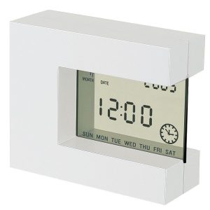 Часы настольные Перевертыш с термометром с логотипом
