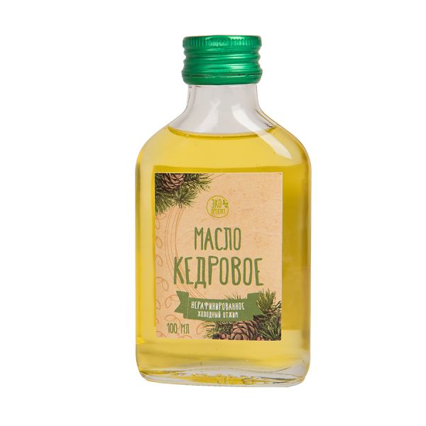 Набор Кедровый бутылка кедрового масла с логотипом